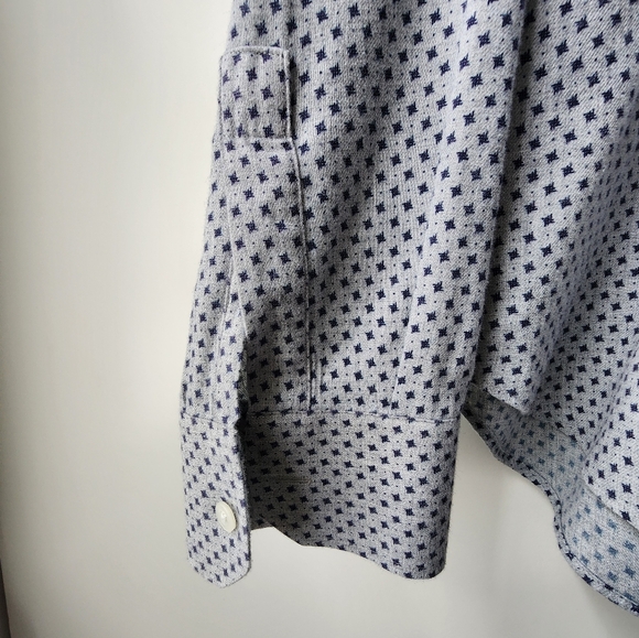 BONOBOS Men's shirt Navy Dot SZ M - Picture 2 of 7